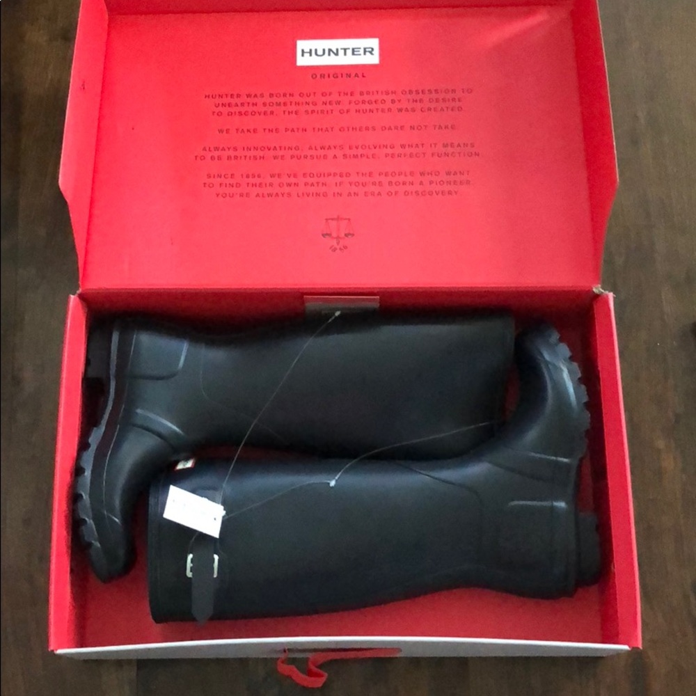 Hunter Boots - Matte Black